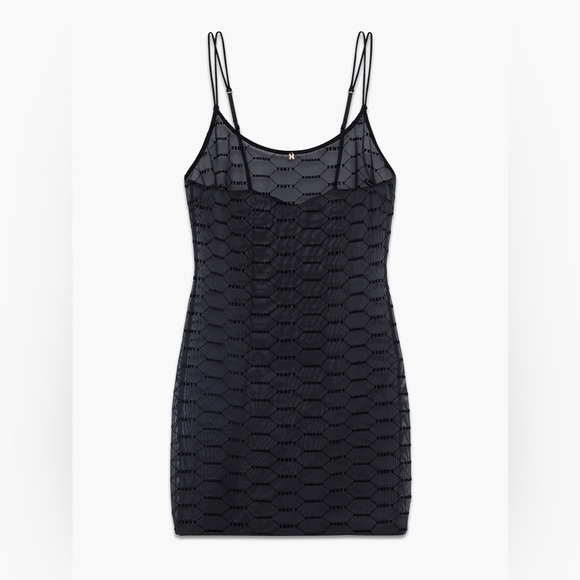 Savage X Fenty sheer black lingerie dress Size Large - Picture 1 of 14